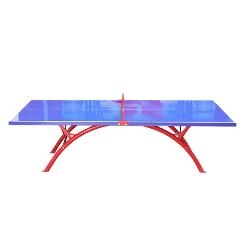 Outdoor steel panel table tennis table